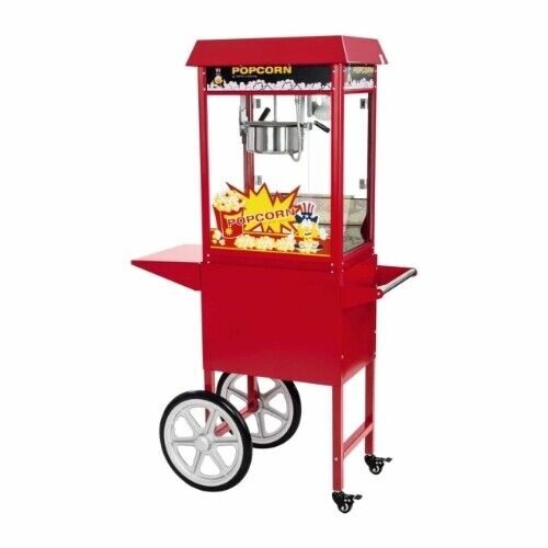 Popcornmaschiene mieten in Berlin, die Maschiene mit Wagen