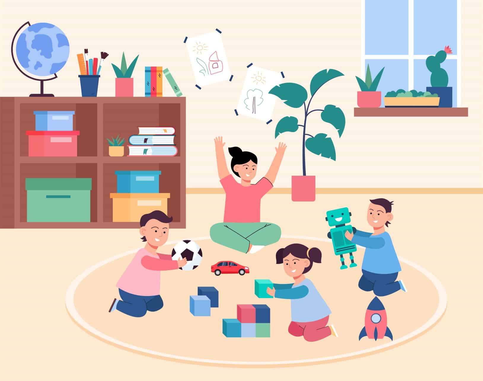 Kindergeburtstag-Spiele: 4 Jahre - Ein zauberhaftes Abenteuer erwartet!