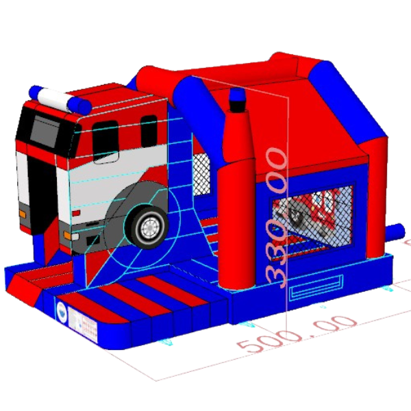 Hüpfburg Feuerwehr